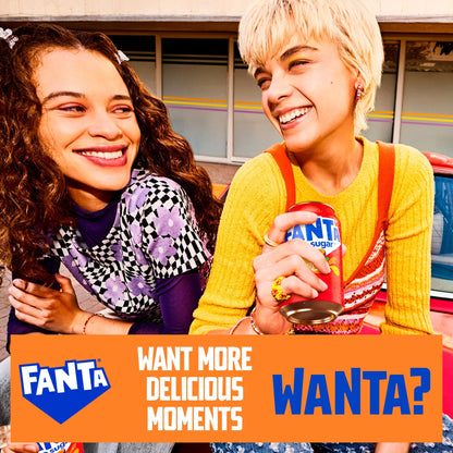 Fanta Zero Fruit Twist Soft Drink Cans 8 X by Coca-Cola