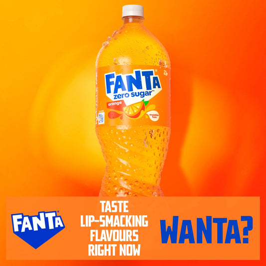 Zero Orange Soft Drink Bottle 2l by FANTA