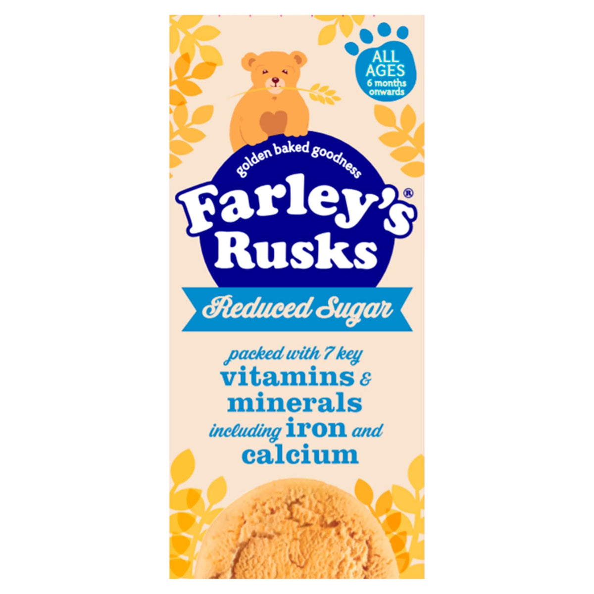 Farley's Reduced Sugar Rusks Baby Food Snack by FARLEYS