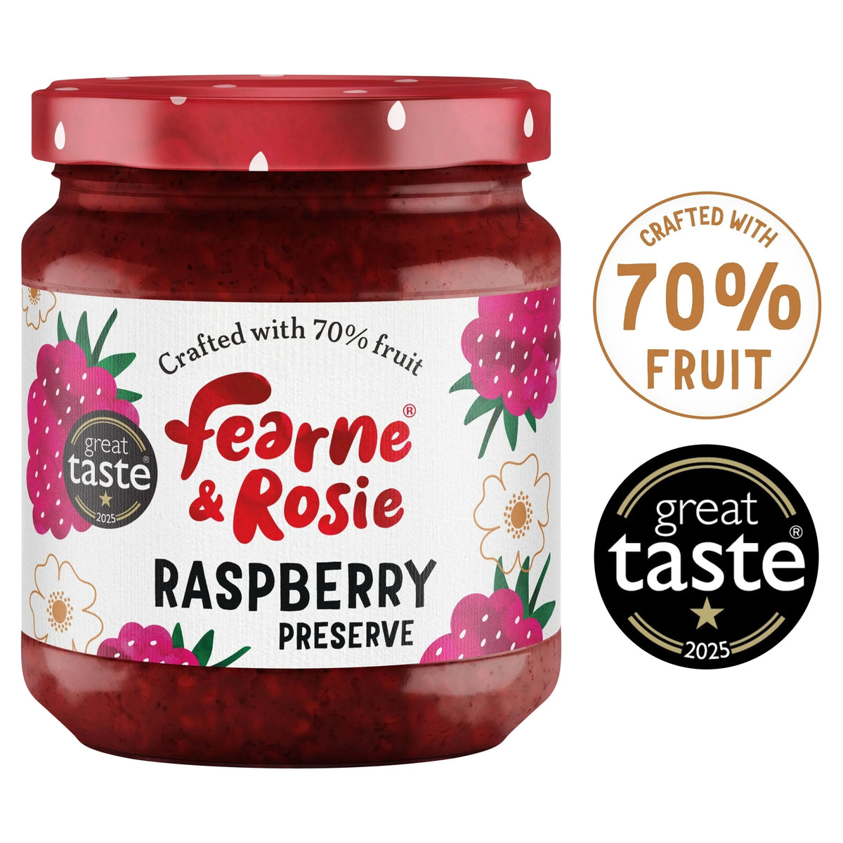 Raspberry Preserve 310g by Fearne & Rosie