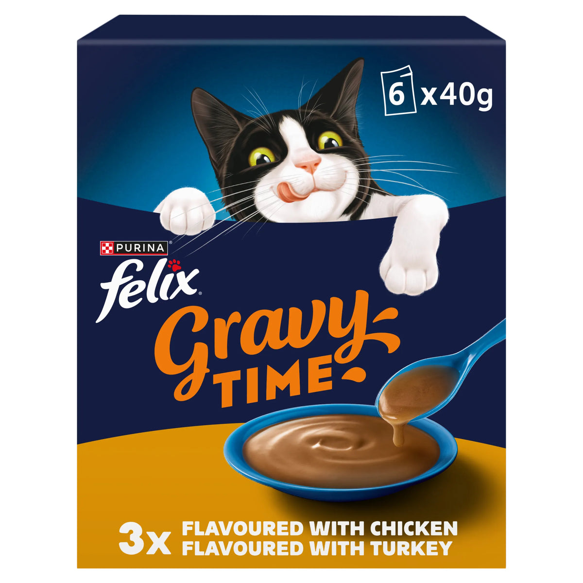 Gravy Time Chicken And Turkey Wet Cat by felix at The British Vault