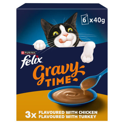 Gravy Time Chicken And Turkey Wet Cat by felix at The British Vault