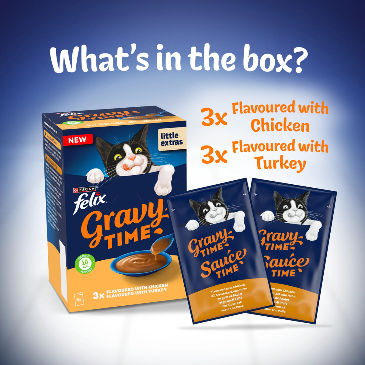 Gravy Time Chicken And Turkey Wet Cat by felix at The British Vault