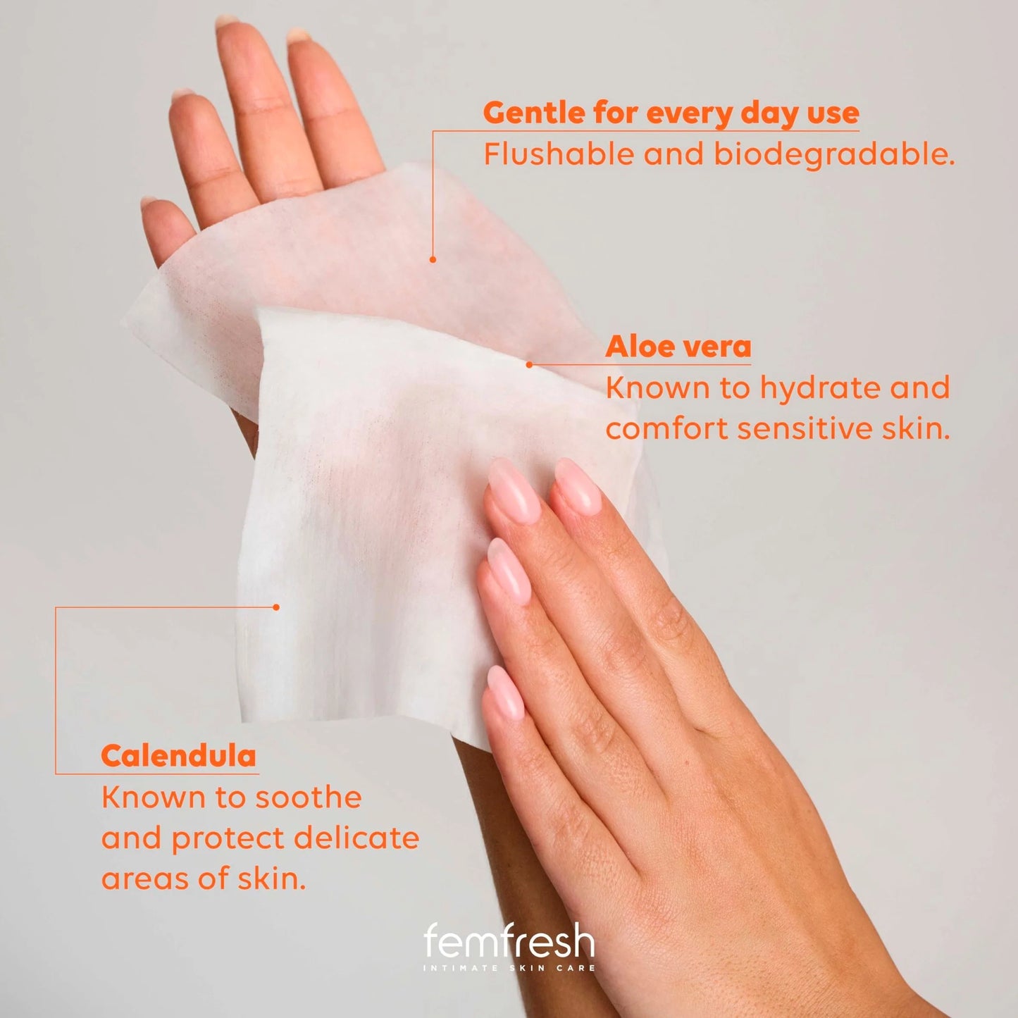 Pocket Wipes 10's by FEMFRESH