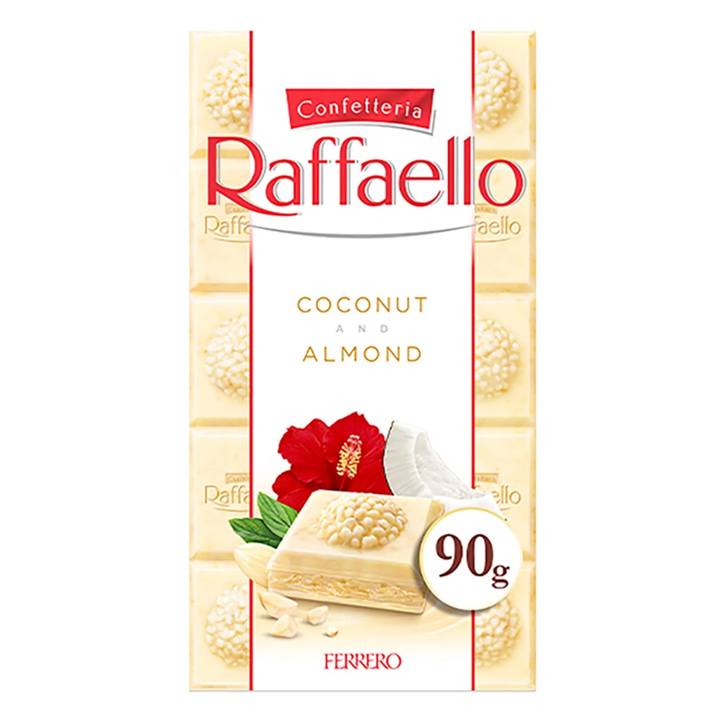 Raffaello White Chocolate Bar 90g by FERRERO