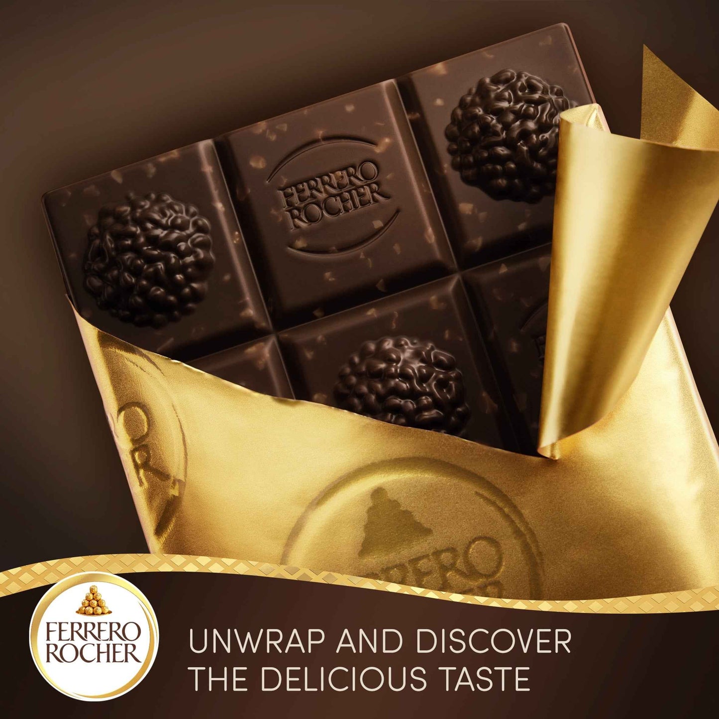 Hazelnut & 70% Dark Chocolate by FERRERO ROCHER