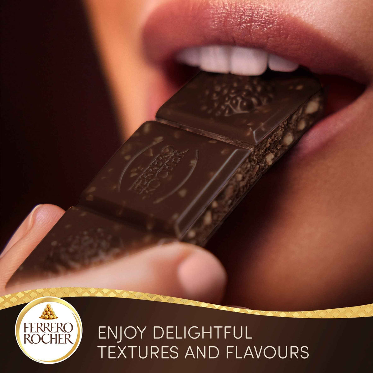 Hazelnut & 70% Dark Chocolate by FERRERO ROCHER