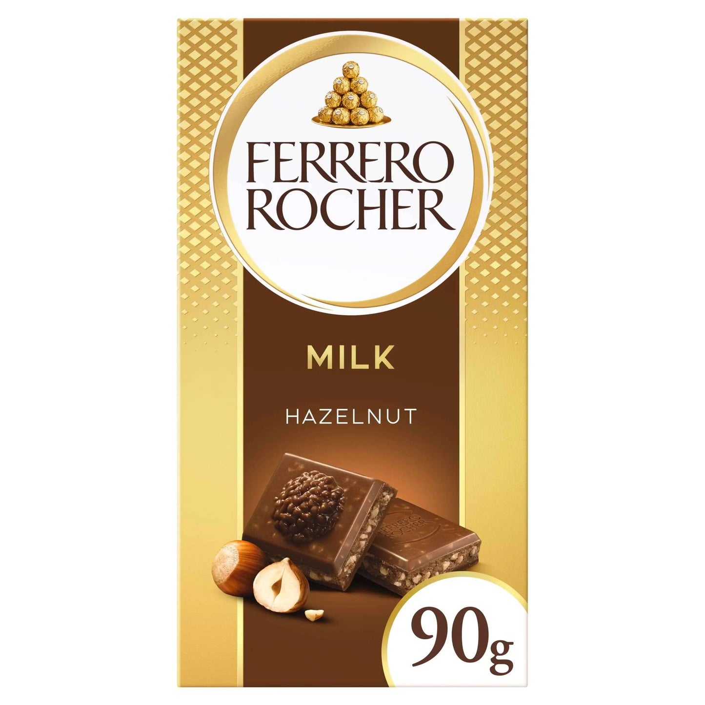 Rocher Original Milk Chocolate Bar 90g by FERRERO