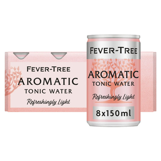 Fever-tree Light Aromatic Tonic Water Cans 8x150ml by FEVER TREE