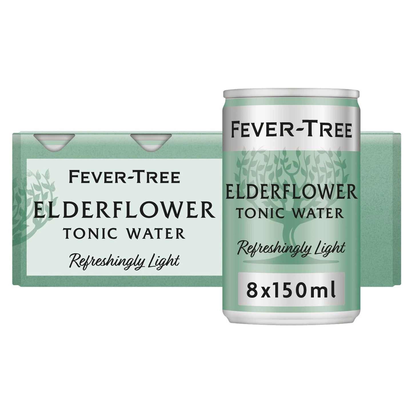 Fever-tree Light Elderflower Tonic Water Cans by FEVER TREE