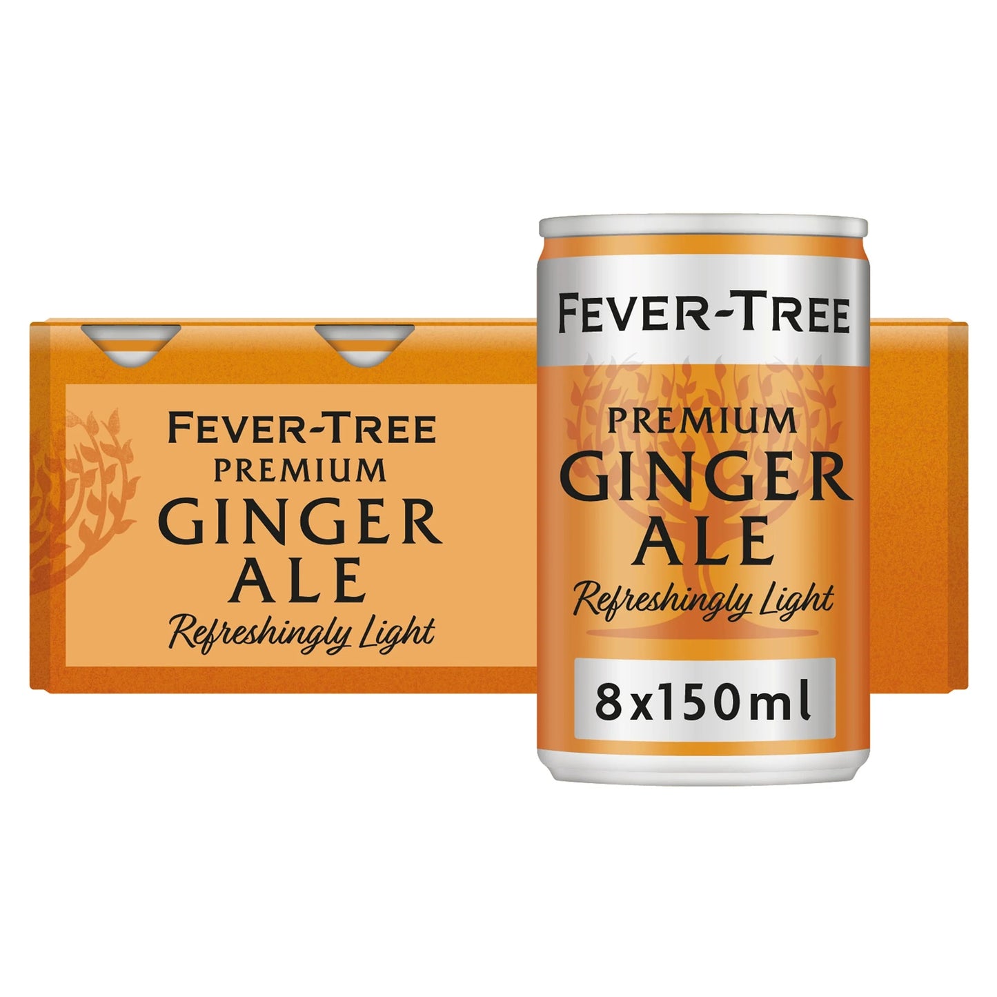 Fever-tree Light Ginger Ale Cans 8x150ml by FEVER TREE