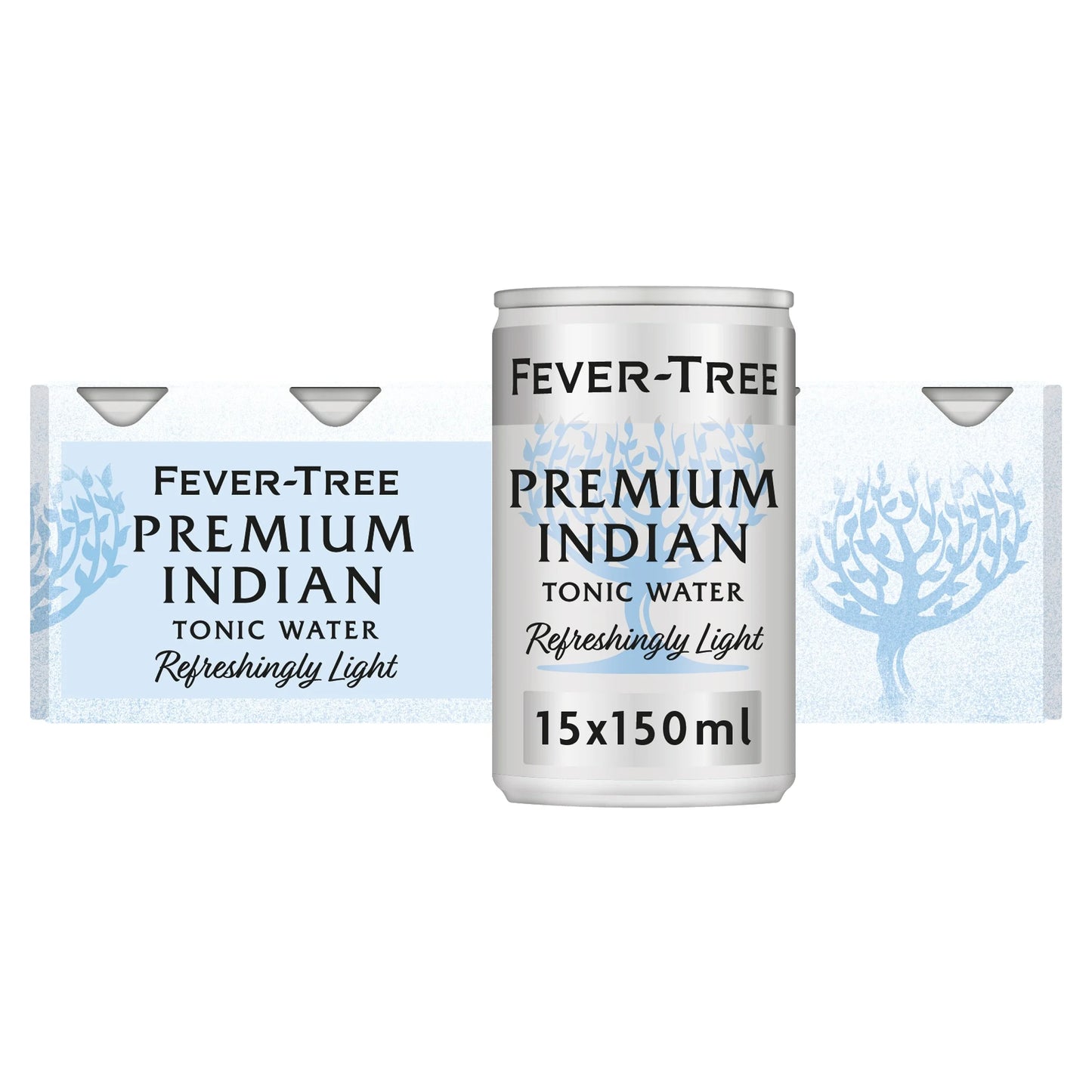 Fever-tree Light Indian Tonic Water Cans 15x150ml by FEVER TREE