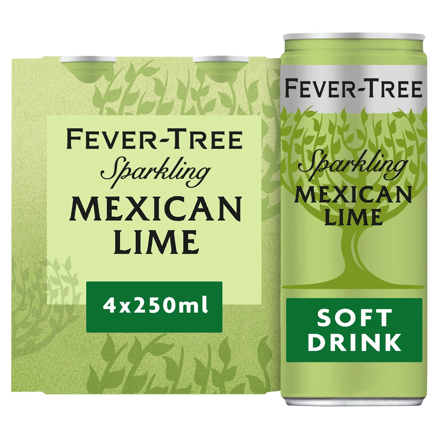 Fever-tree Mexican Lime Cans 4x250ml by FEVER TREE