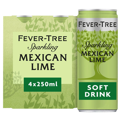 Fever-tree Mexican Lime Cans 4x250ml by FEVER TREE
