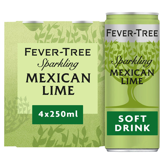 Fever-tree Mexican Lime Cans 4x250ml by FEVER TREE