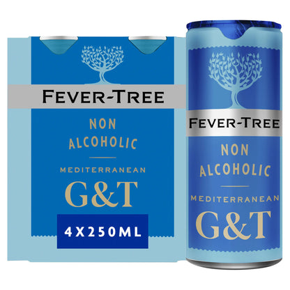 Fever-tree Non-alcoholic Mediterranean Gin & by FEVER TREE at The British Vault