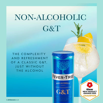 Fever-tree Non-alcoholic Mediterranean Gin & by FEVER TREE at The British Vault