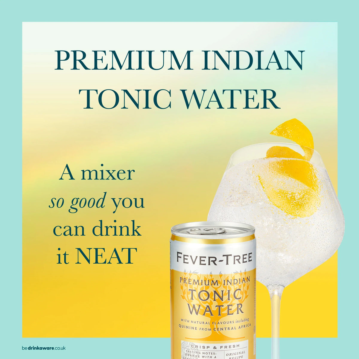 Fever-tree Premium Indian Tonic Water 15x150ml by FEVER TREE at The British Vault