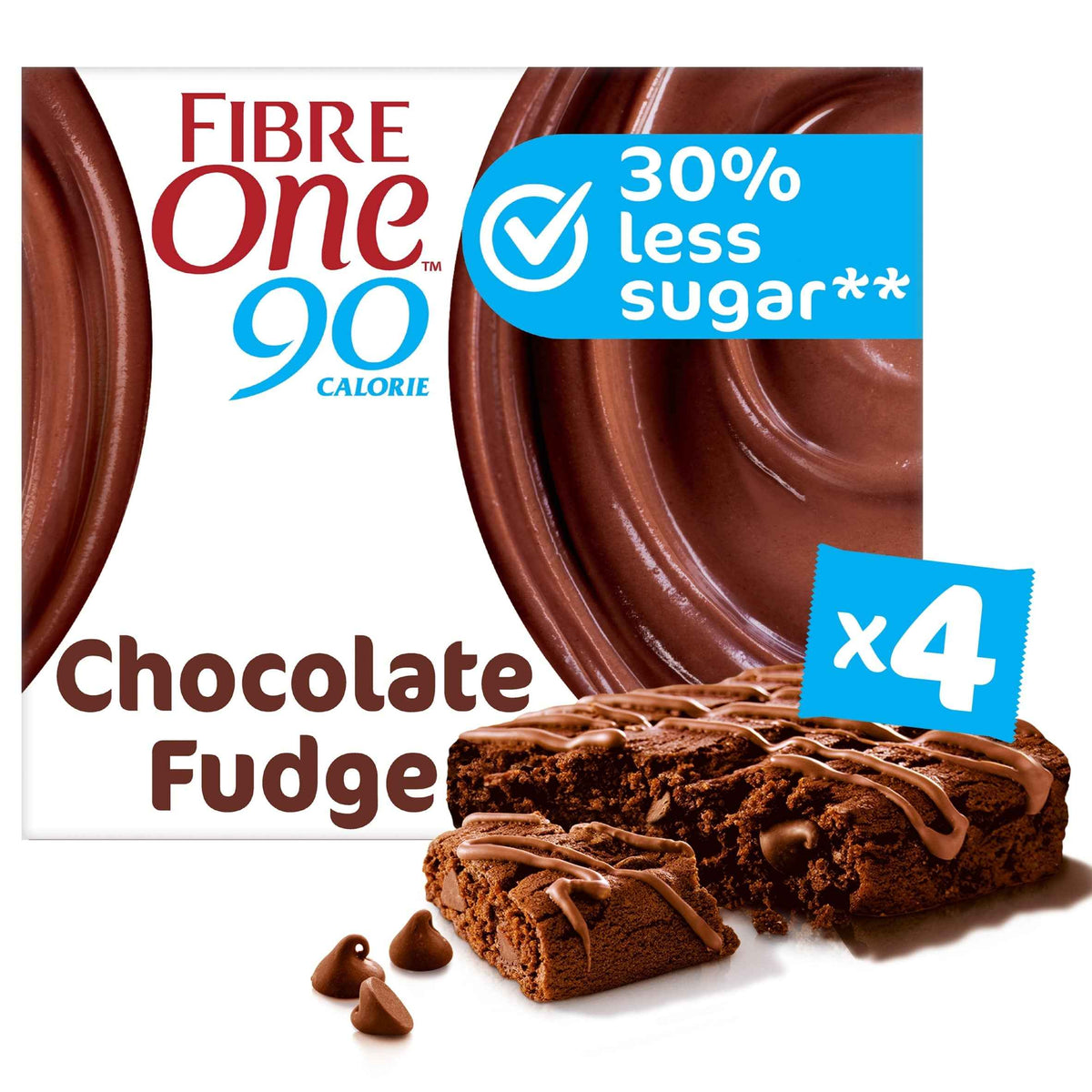 90 Calorie Chocolate Fudge Brownies by FIBRE ONE
