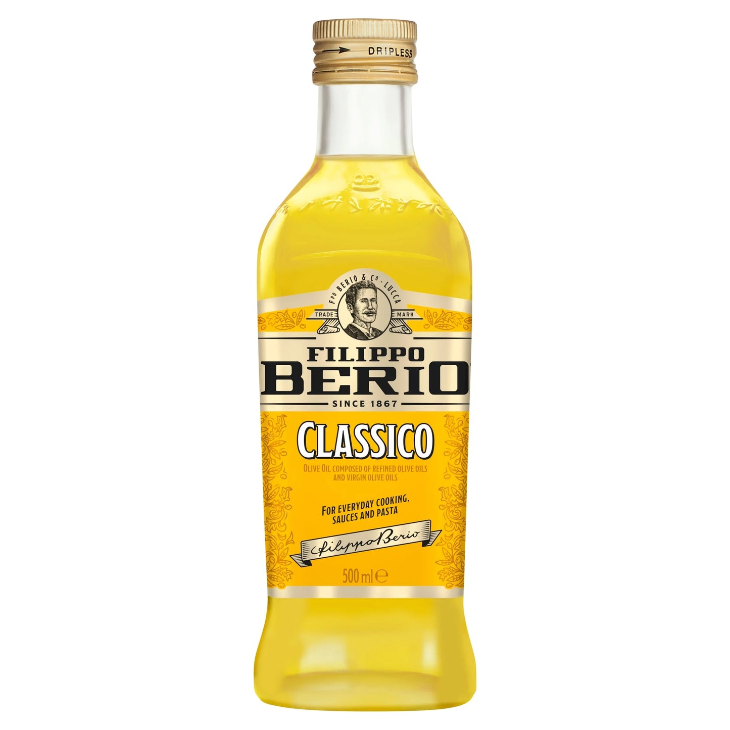 Pure Olive Oil 500 Ml by FILIPPO BERIO
