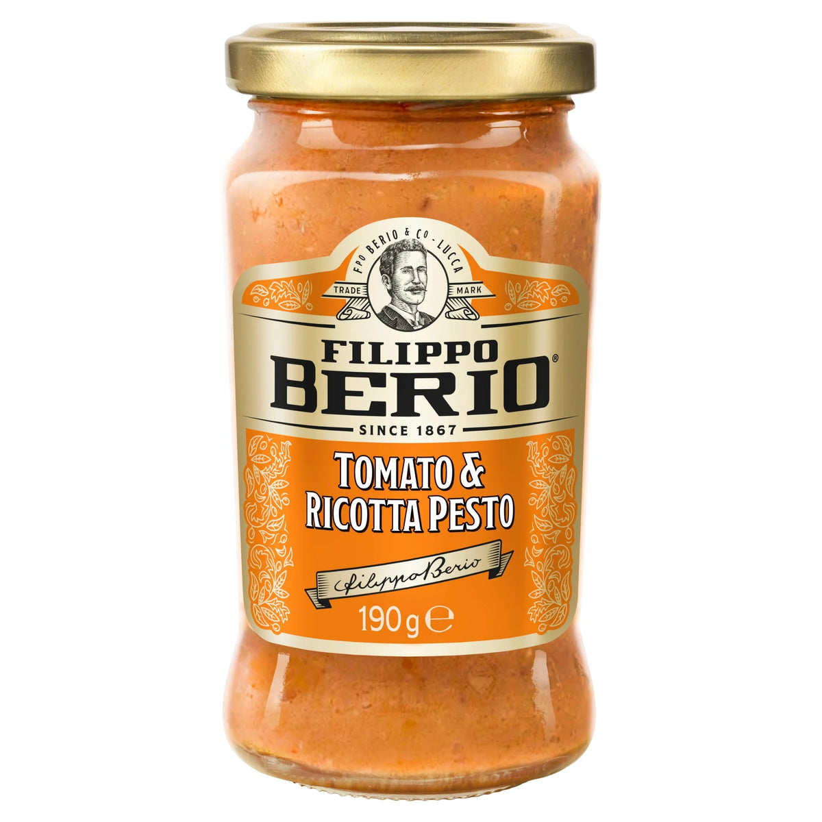 Tomato & Ricotta Pesto 190g by FILIPPO BERIO