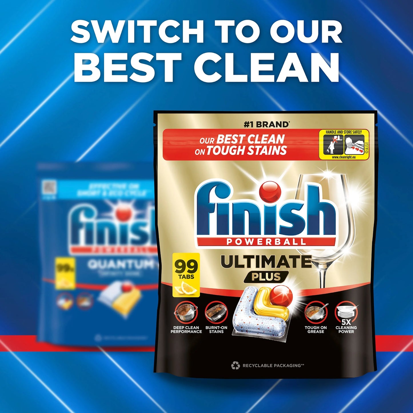 Quantum All In One 100 Dishwasher by FINISH