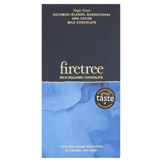 40% Cocoa Milk Chocolate 70g by firetree