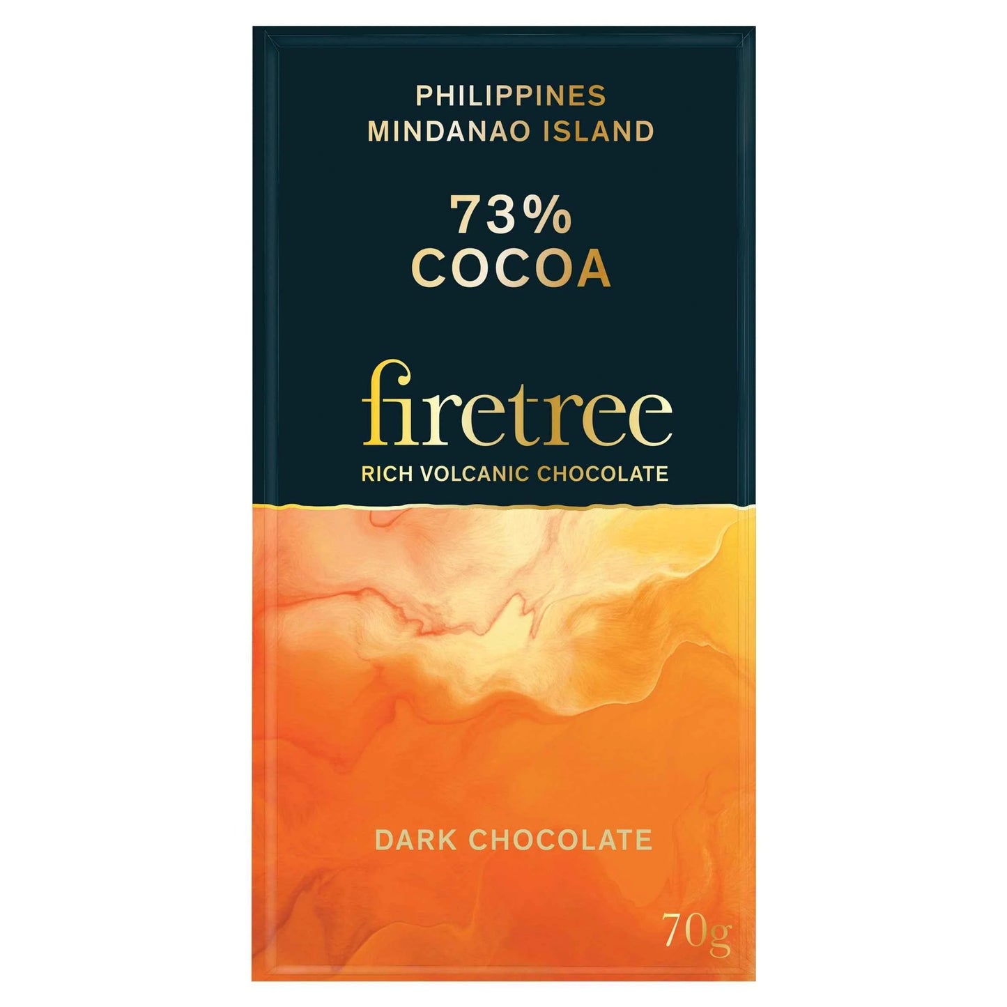 73% Cocoa Dark Chocolate 70g by firetree