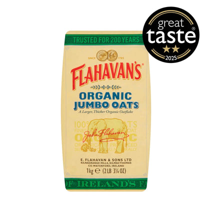 Irish Organic Jumbo Oats 1kg by FLAHAVAN'S