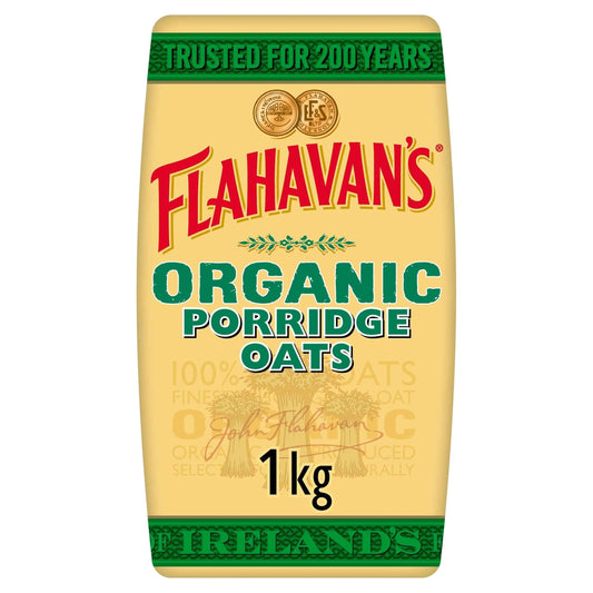 Flahavans Irish Organic Porridge 1kg by FLAHAVAN'S