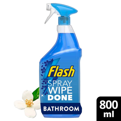 Spray Wipe Done Bathroom White Blossom by Flash