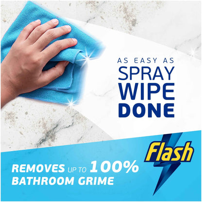 Spray Wipe Done Bathroom White Blossom by Flash