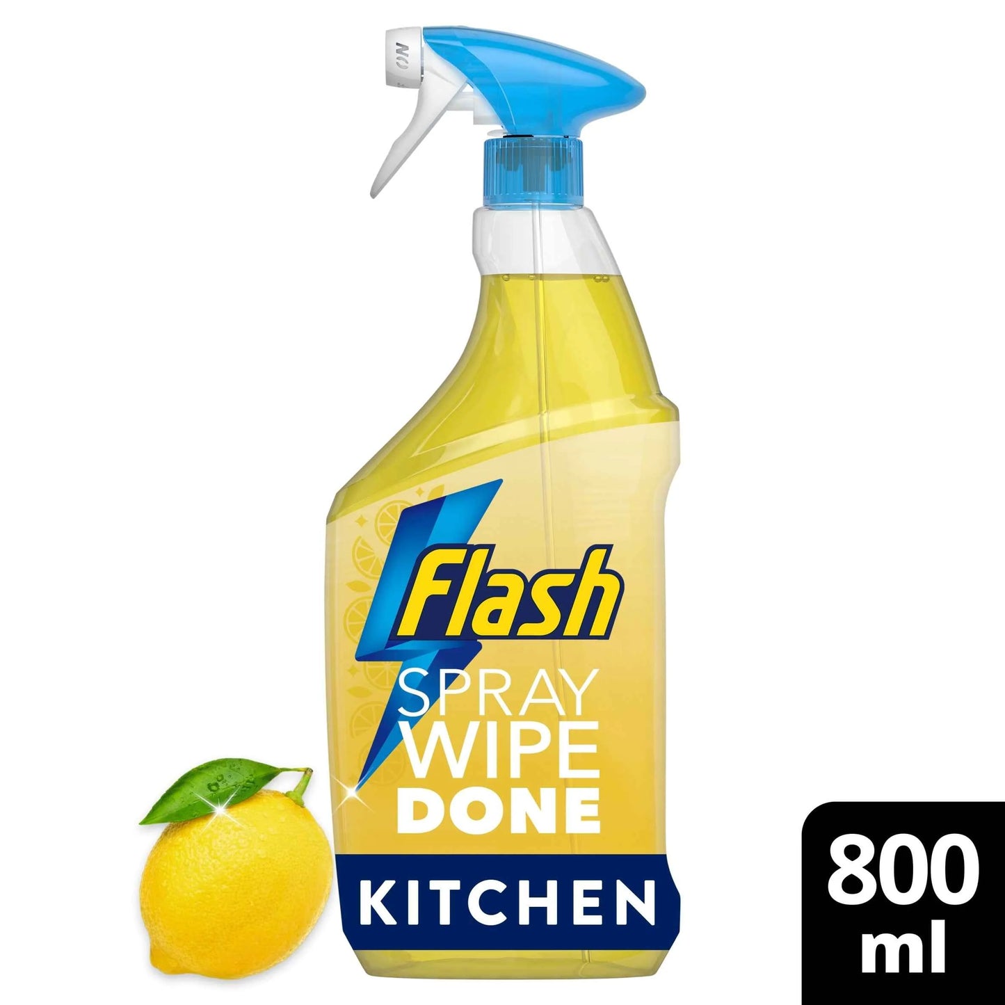 Spray Wipe Done Kitchen Crisp Lemon by Flash