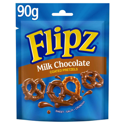 Flipz Milk Chocolate Coated Pretzels 90g by McVitie's