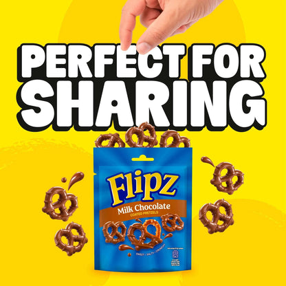 Flipz Milk Chocolate Coated Pretzels 90g by McVitie's