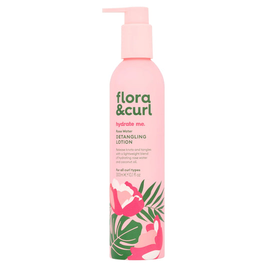 Flora & Curl Rose Water Detangling Lotion 300ml by flora&curl