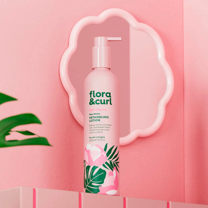 Flora & Curl Rose Water Detangling Lotion 300ml by flora&curl