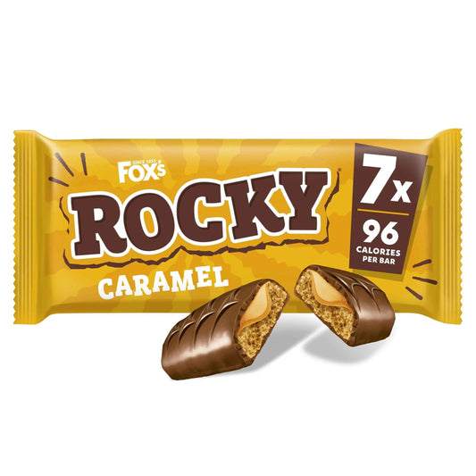 Fox's Biscuits ROCKY Caramel Biscuit Bars (136.5g)