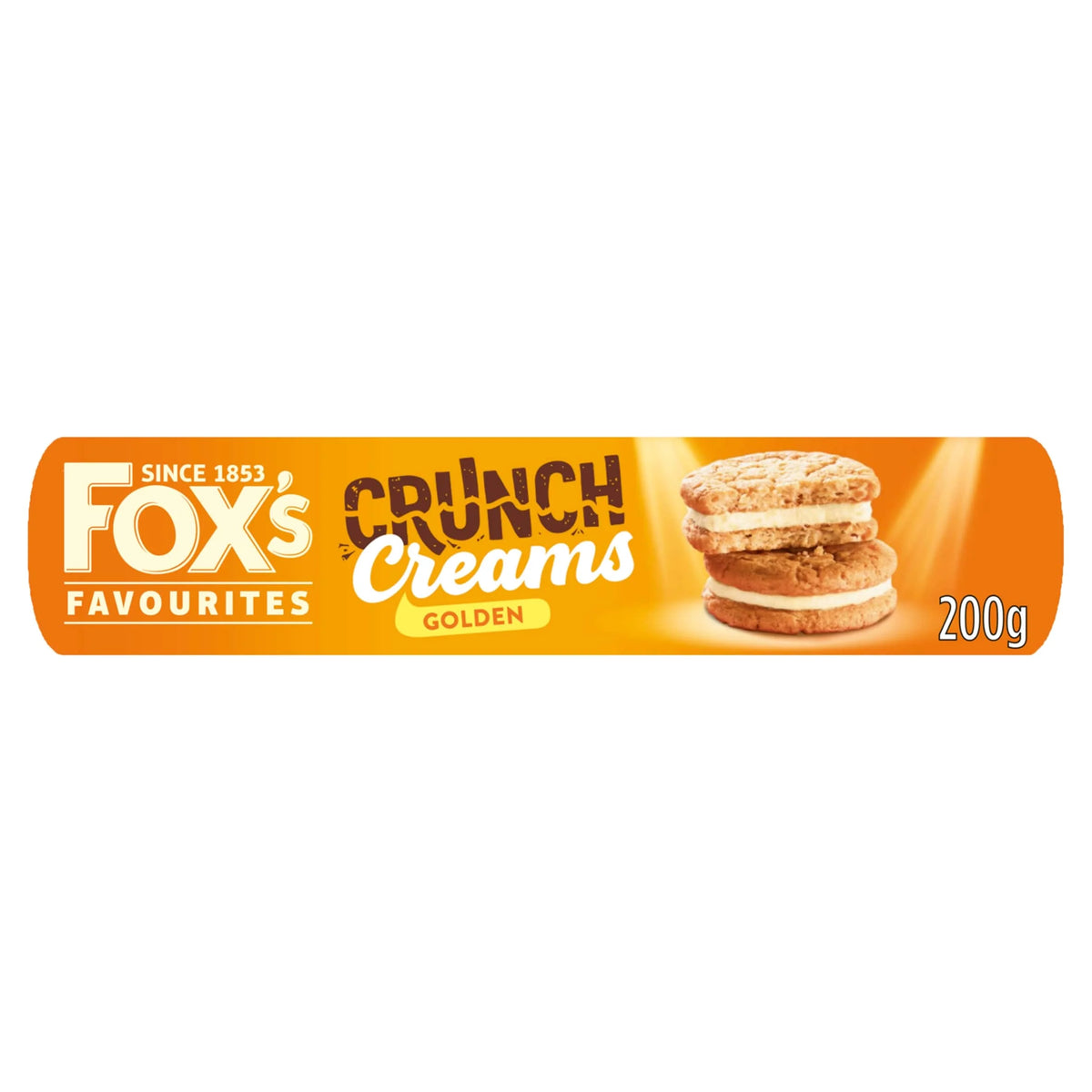 Favourites Crunch Creams Biscuits - Golden 200g by FOX'S