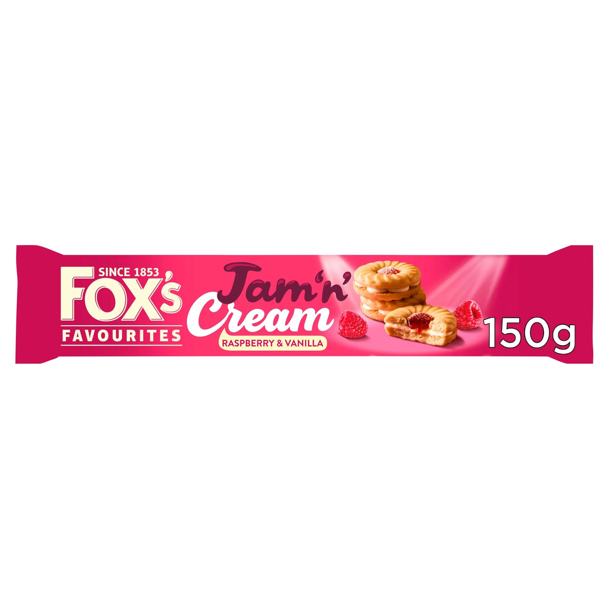 Jam Sandwich Cream Biscuit 150g by FOX'S
