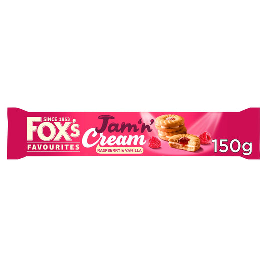 Jam Sandwich Cream Biscuit 150g by FOX'S
