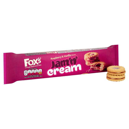 Jam Sandwich Cream Biscuit 150g by FOX'S