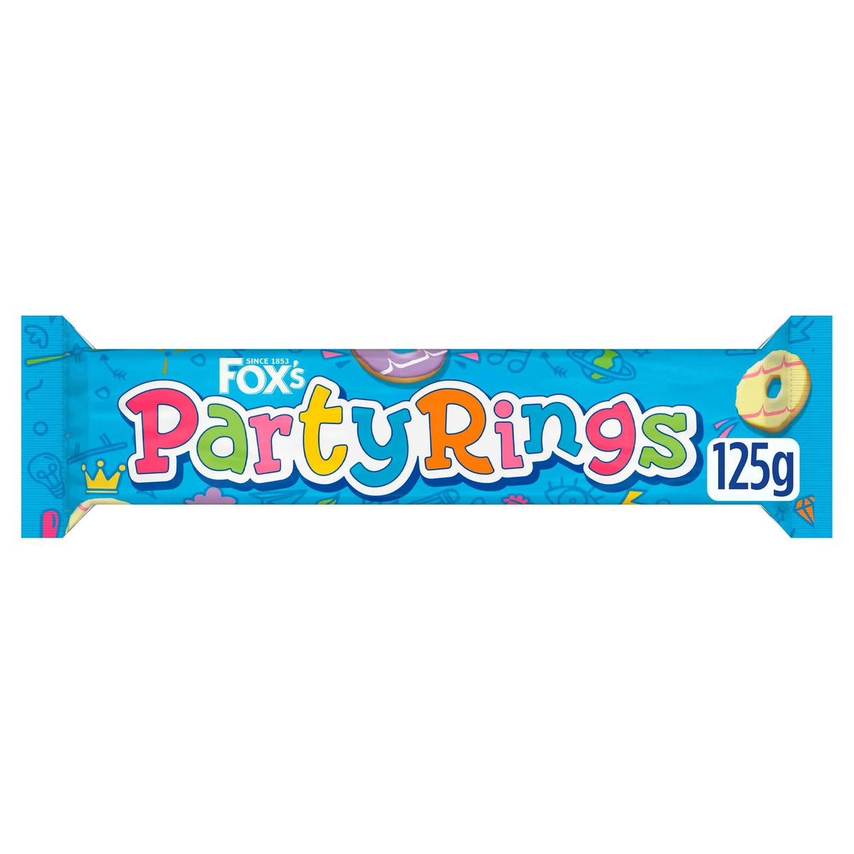 Party Rings Biscuits 125g by FOX'S
