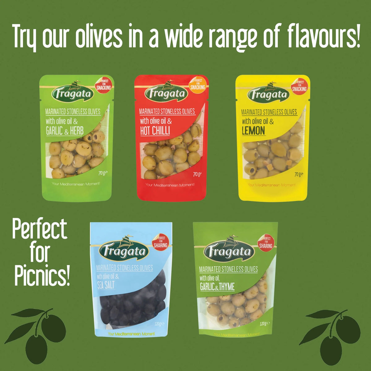 Marinated Stoneless Olives With Olive by FRAGATA