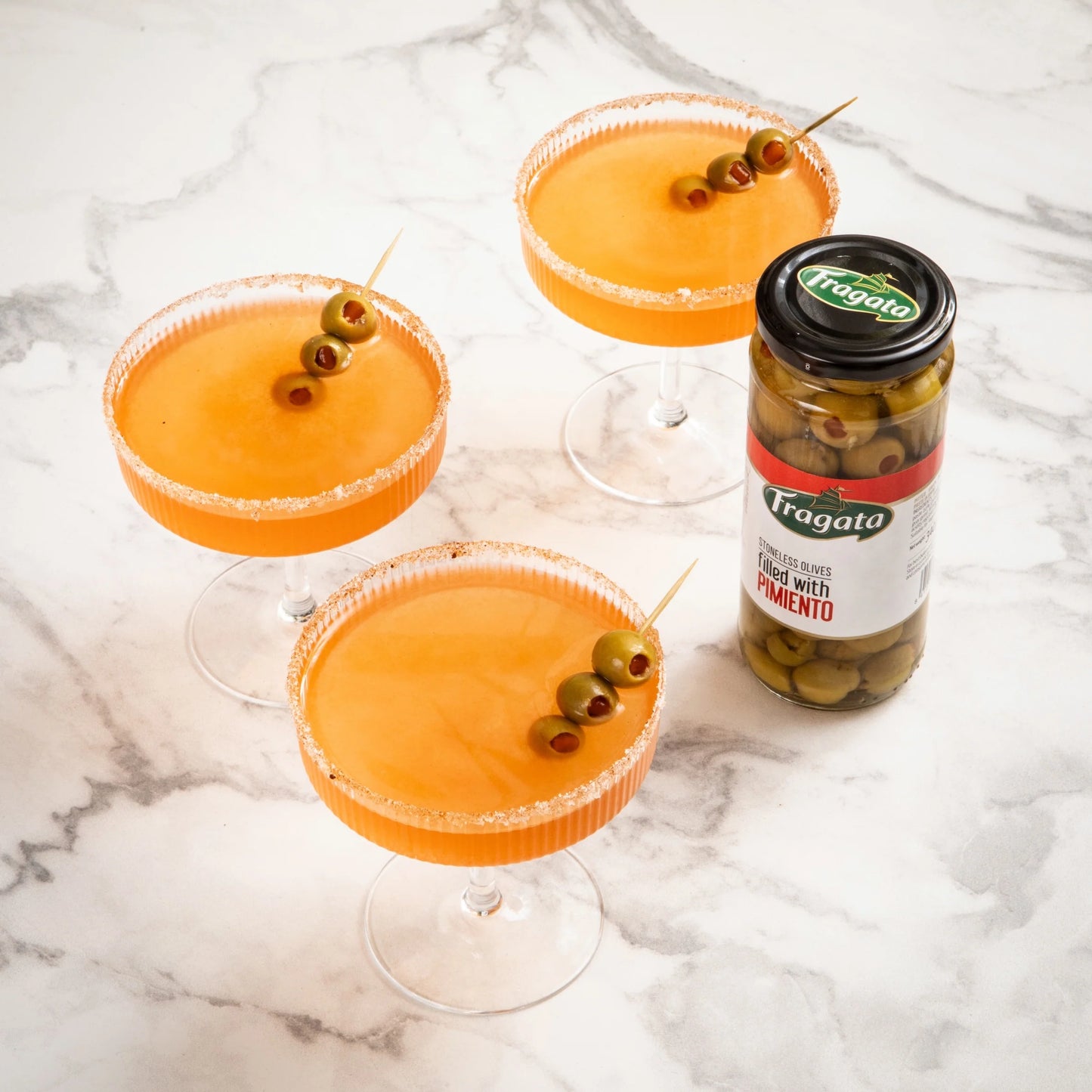 Stoneless Green Olives Filled With by FRAGATA