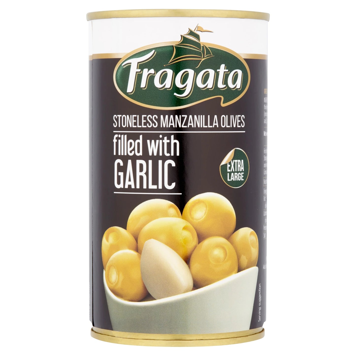 Stoneless Olives & Garlic Puree 350g by FRAGATA