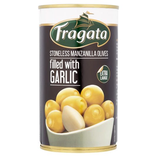 Stoneless Olives & Garlic Puree 350g by FRAGATA