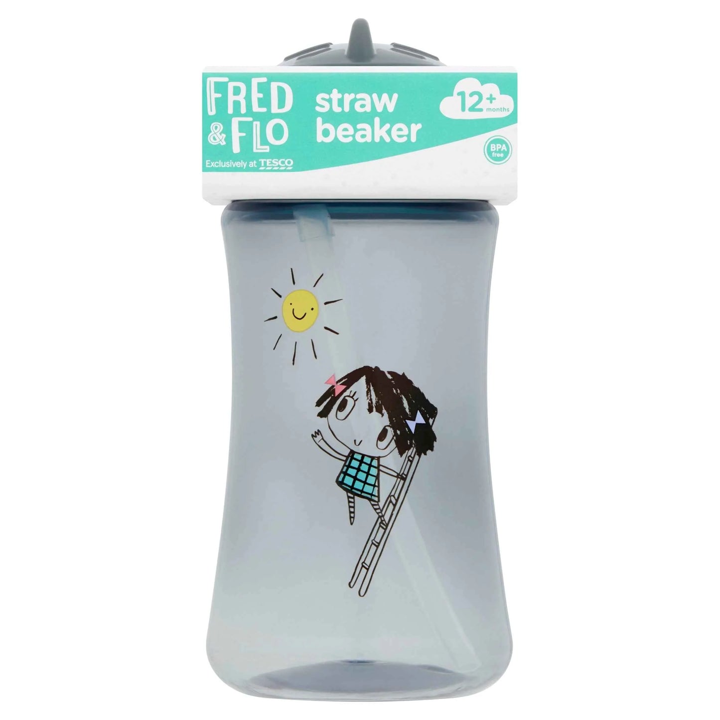 Straw Beaker 380ml by FRED & FLO