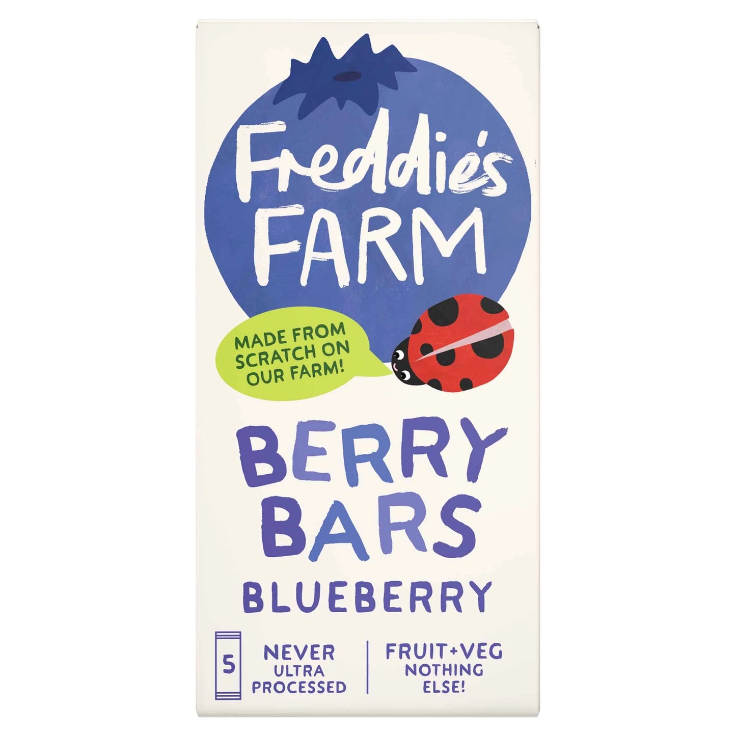 Berry Bars - Blueberry 5 X 20g by FREDDIE'S FARM