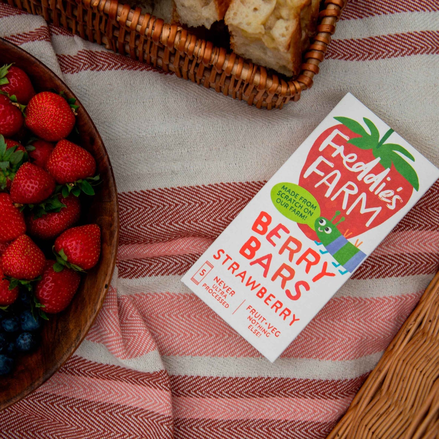 Berry Bars - Strawberry 5 X 20g by FREDDIE'S FARM